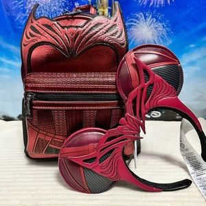 NWT Scarlet Witch Ears and Loungefly Backpack